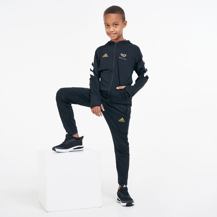 adidas Kids' Salah AEROREADY Football-Inspired Track Pants Black adidas Kids' Salah AEROREADY Football-Inspired Track Pants Black image number 2