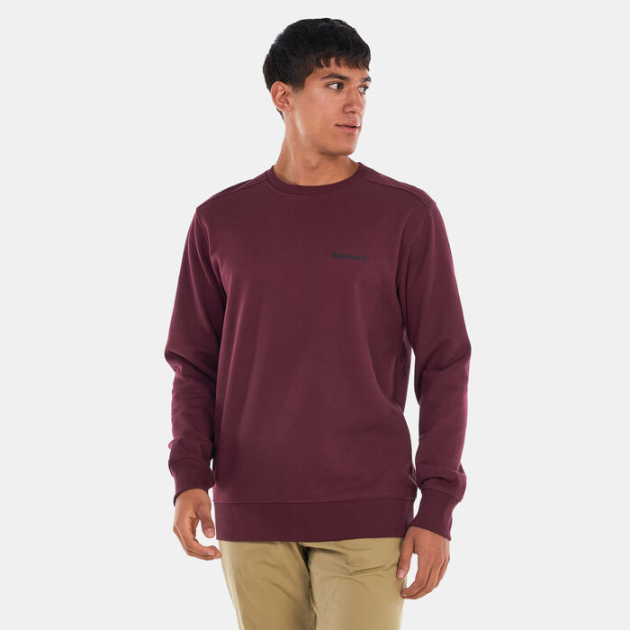Timberland Men's Chest Logo Sweatshirt Red Timberland Men's Chest Logo Sweatshirt Red image number 0