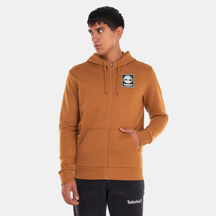 Timberland Men's Buffalo Plaid Full-Zip Hoodie Brown Timberland Men's Buffalo Plaid Full-Zip Hoodie Brown image number 0