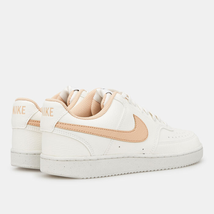 Nike Women's Court Vision Low Next Nature Shoes White Nike Women's Court Vision Low Next Nature Shoes White image number 2