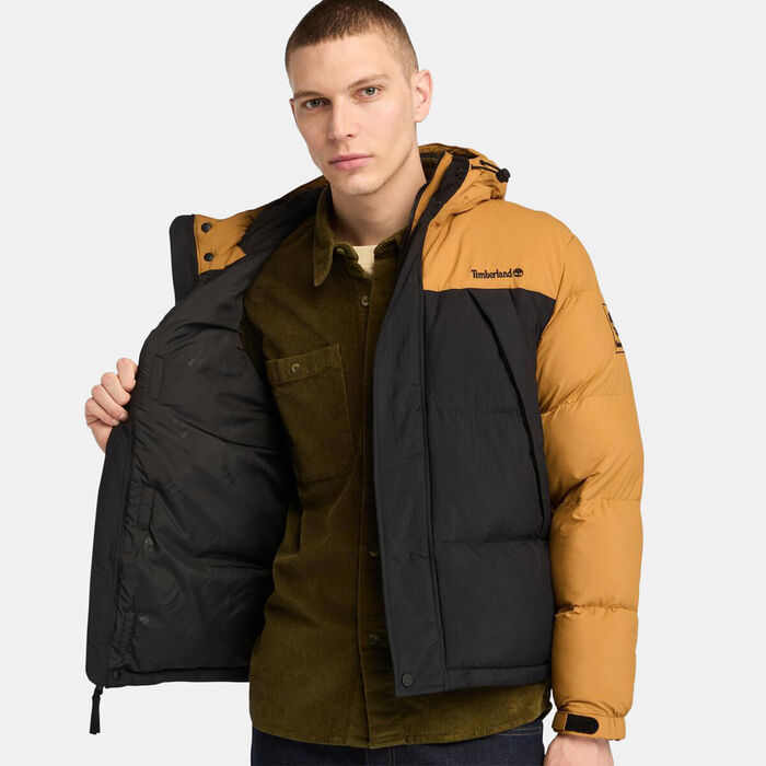 Timberland Men's Durable Water-Repellent Puffer Jacket Brown Timberland Men's Durable Water-Repellent Puffer Jacket Brown image number 3