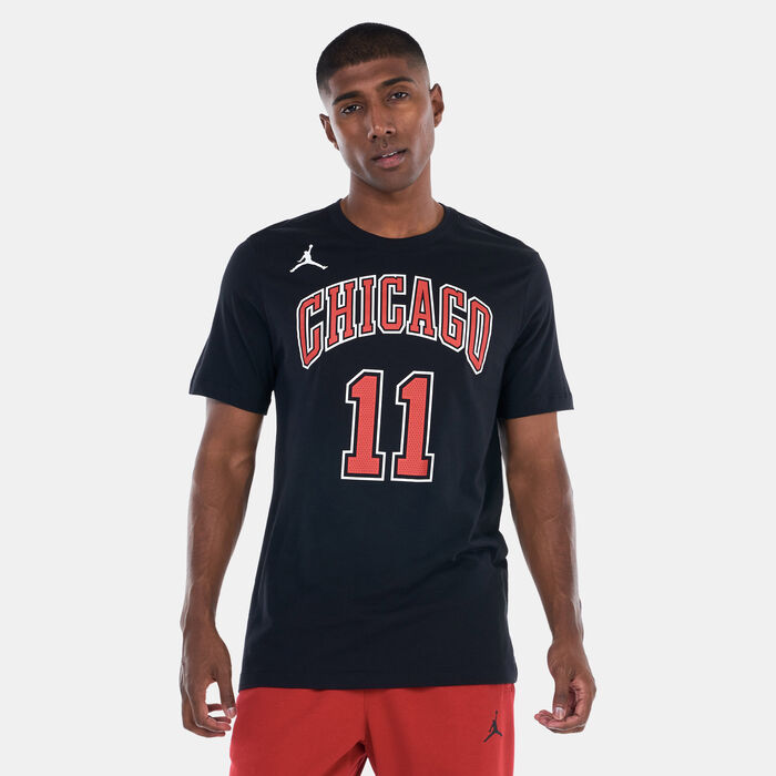 Jordan Men's Chicago Bulls Statement Edition NBA T-Shirt Black image number 0