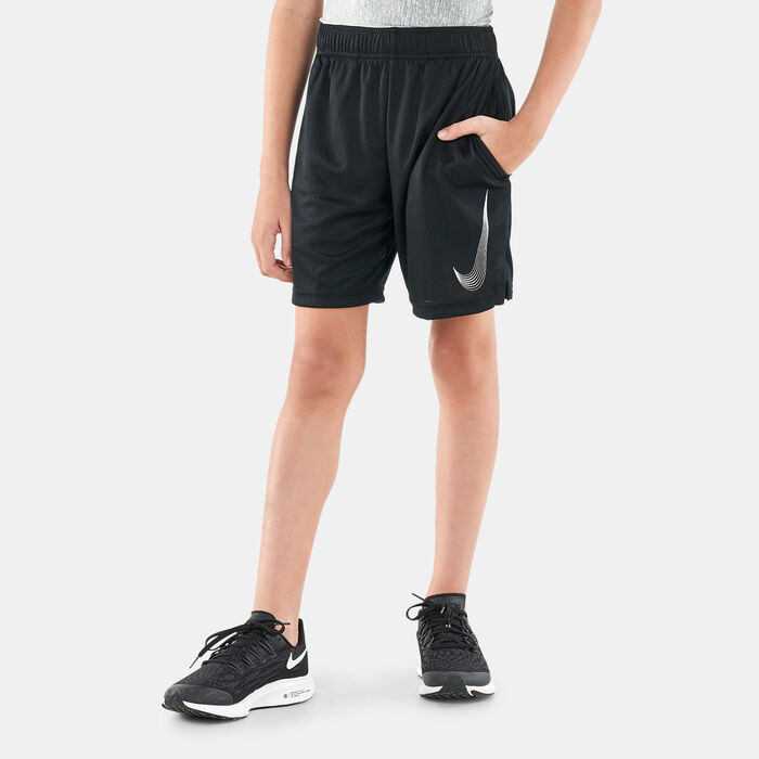 Nike Kids’ Dri-Fit Training Shorts (Older Kids) Black Nike Kids’ Dri-Fit Training Shorts (Older Kids) Black image number 0