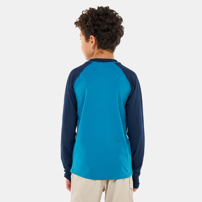 Columbia Kids' Sandy Shores™ Sunguard Long Sleeve T-Shirt Blue image number 1