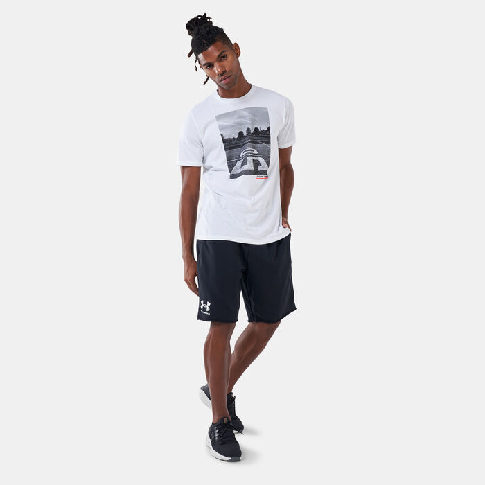 Under Armour Men's Rival Terry Shorts Black Under Armour Men's Rival Terry Shorts Black image number 2