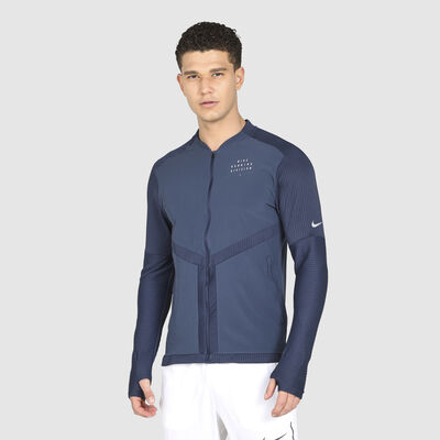 Nike Men's Element Run Division Top Blue