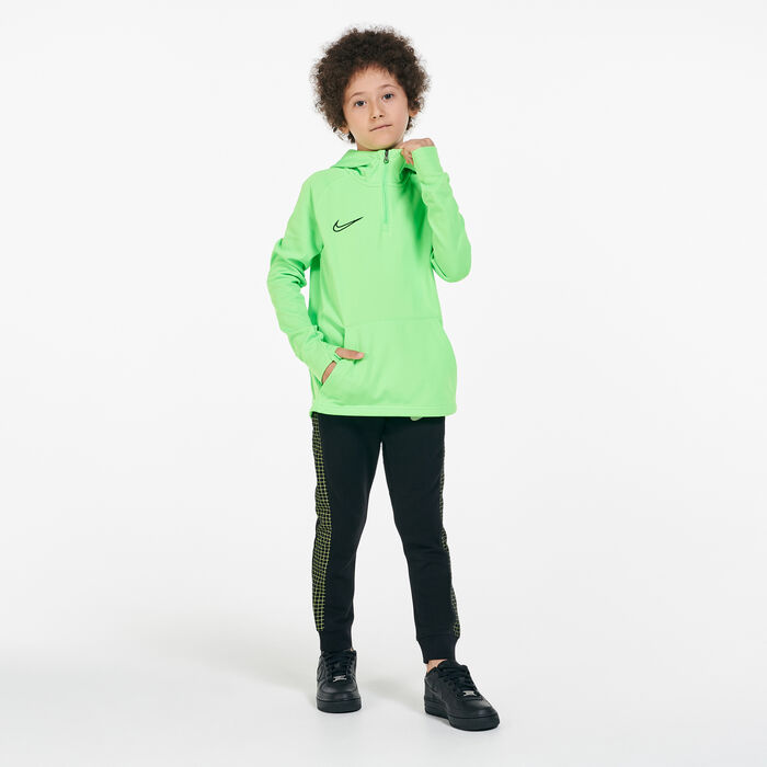 Nike Kids' Dri-FIT Academy Football Hoodie Green Nike Kids' Dri-FIT Academy Football Hoodie Green image number 2
