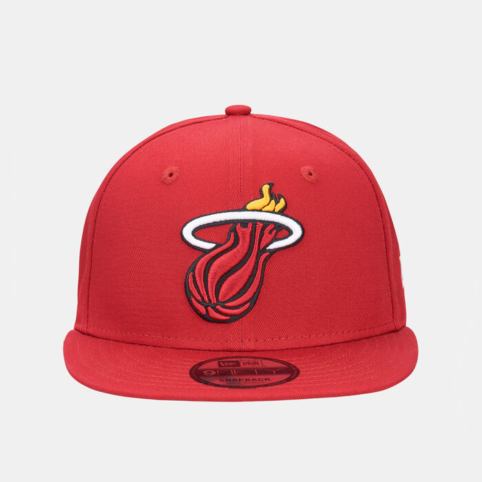 New Era Men's NBA Miami Heat Rear Logo 9FIFTY Cap Red New Era Men's NBA Miami Heat Rear Logo 9FIFTY Cap Red image number 0