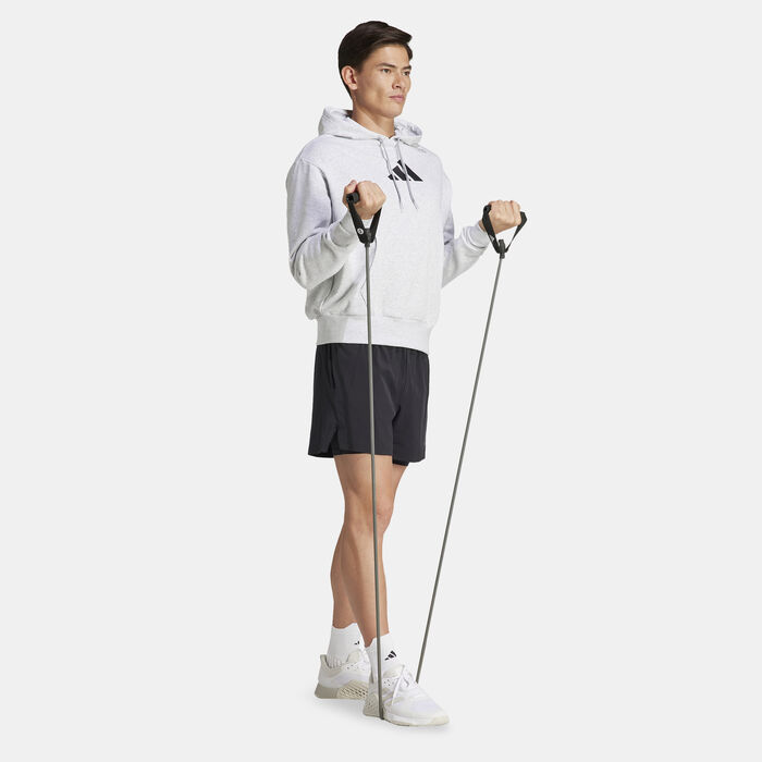 adidas Men's All-Gym Category Pump Hoodie Grey adidas Men's All-Gym Category Pump Hoodie Grey image number 2