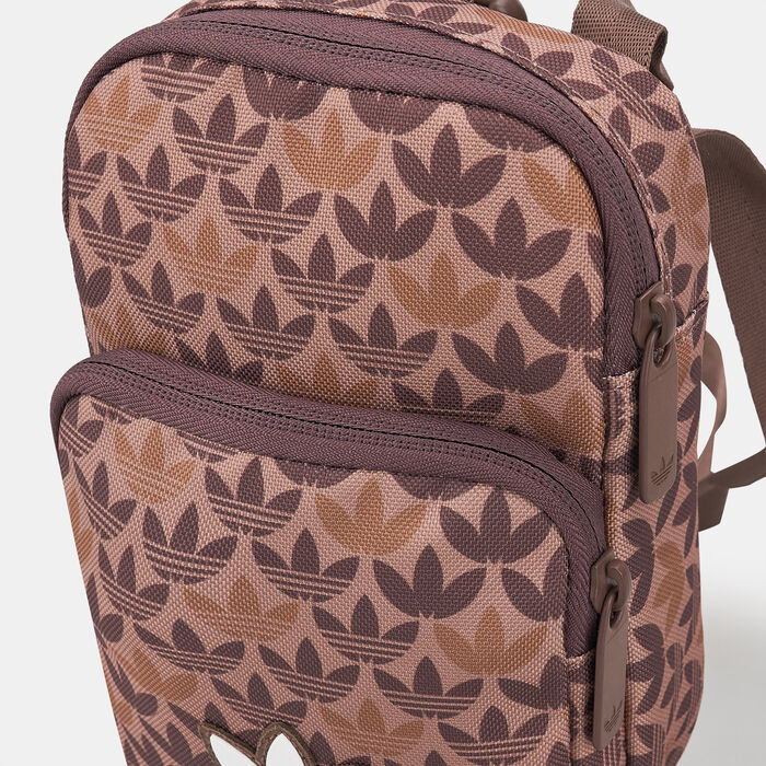 adidas Originals Men's Monogram Festival Crossbody Bag Brown adidas Originals Men's Monogram Festival Crossbody Bag Brown image number 3