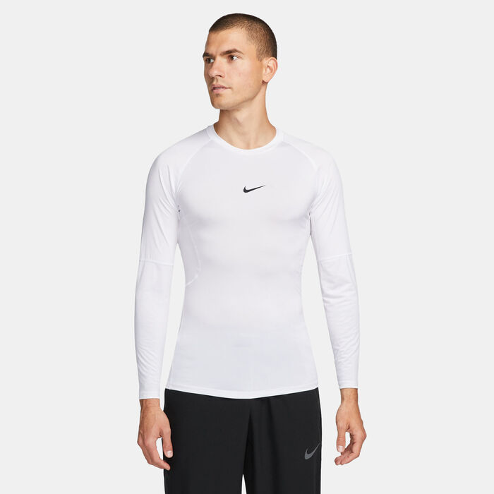 Nike Men's Pro Dri-FIT Training Top White Nike Men's Pro Dri-FIT Training Top White image number 0
