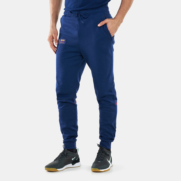 Nike Men's F.C. Barcelona Dri-FIT Travel Fleece Sweatpants Blue image number 0