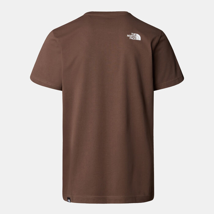 The North Face Men's Simple Dome T-Shirt Brown The North Face Men's Simple Dome T-Shirt Brown image number 1