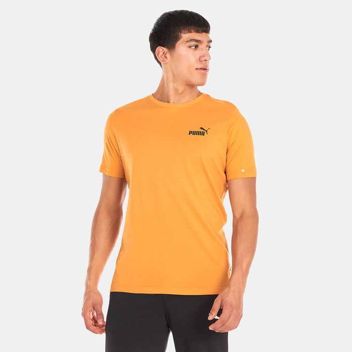 PUMA Men's Essentials Small Logo T-Shirt yellow PUMA Men's Essentials Small Logo T-Shirt yellow image number 0