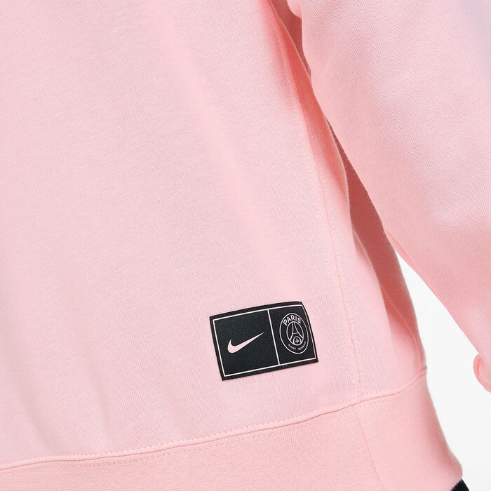 Nike Men's Paris Saint-Germain Fleece Hoodie Pink image number 3