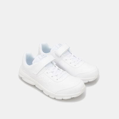 Under Armour Kids' Assert 8 Uniform Synthetic Running Shoe (Older Kids) White