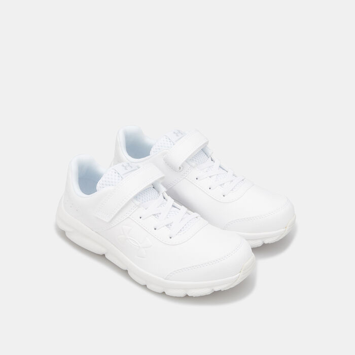 Under Armour Kids' Assert 8 Uniform Synthetic Running Shoe (Older Kids) White Under Armour Kids' Assert 8 Uniform Synthetic Running Shoe (Older Kids) White image number 1