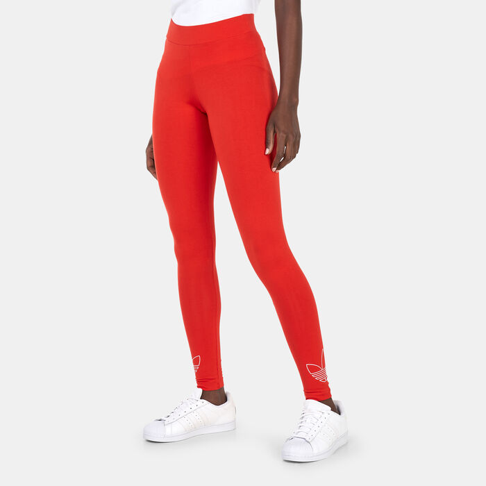 adidas Originals Women's Leggings Red adidas Originals Women's Leggings Red image number 0