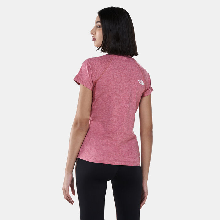 The North Face Women's Allover Print T-Shirt Pink The North Face Women's Allover Print T-Shirt Pink image number 1