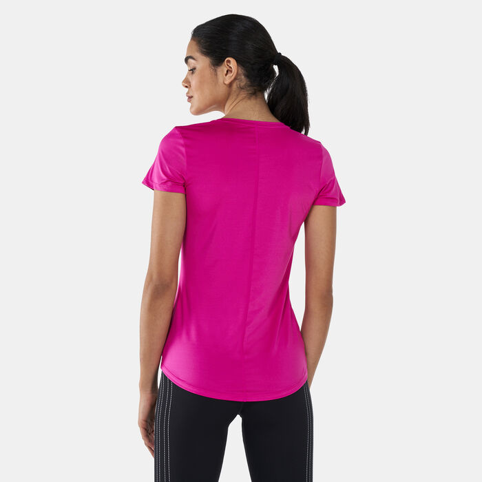 Nike Women's Dri-FIT Top Pink Nike Women's Dri-FIT Top Pink image number 1