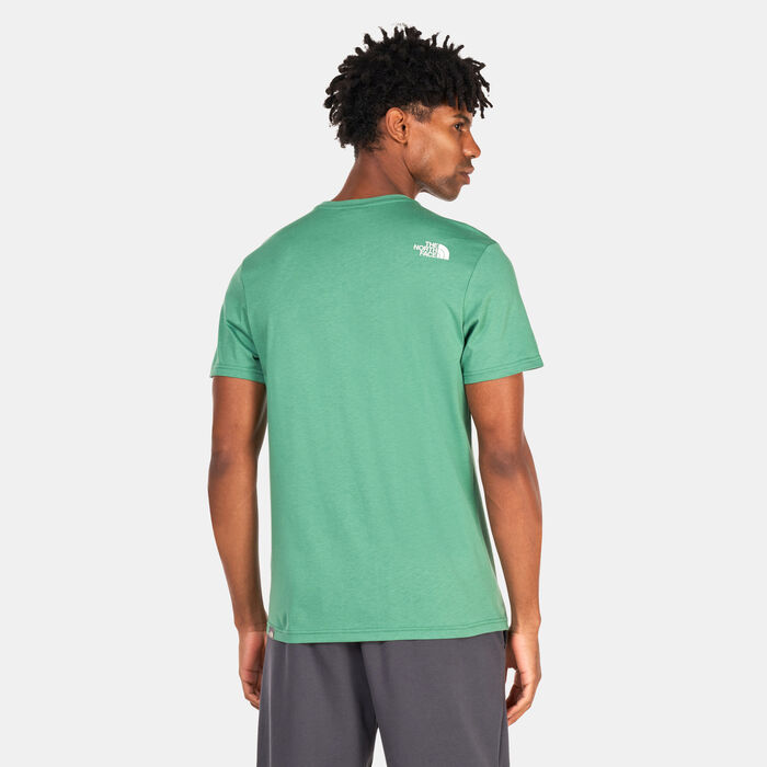 The North Face Men's Simple Dome T-Shirt Green image number 1