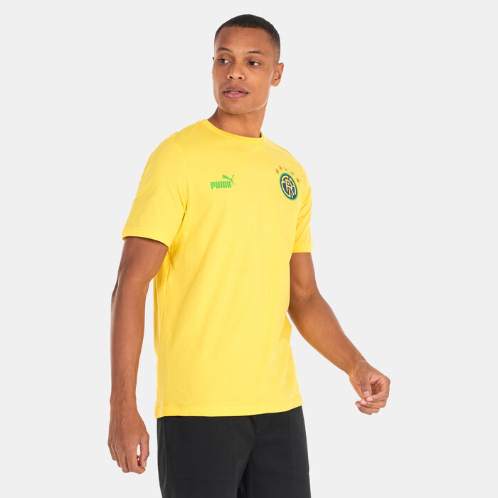 PUMA Men's FtblCore Fan T-Shirt Green PUMA Men's FtblCore Fan T-Shirt Green image number 0