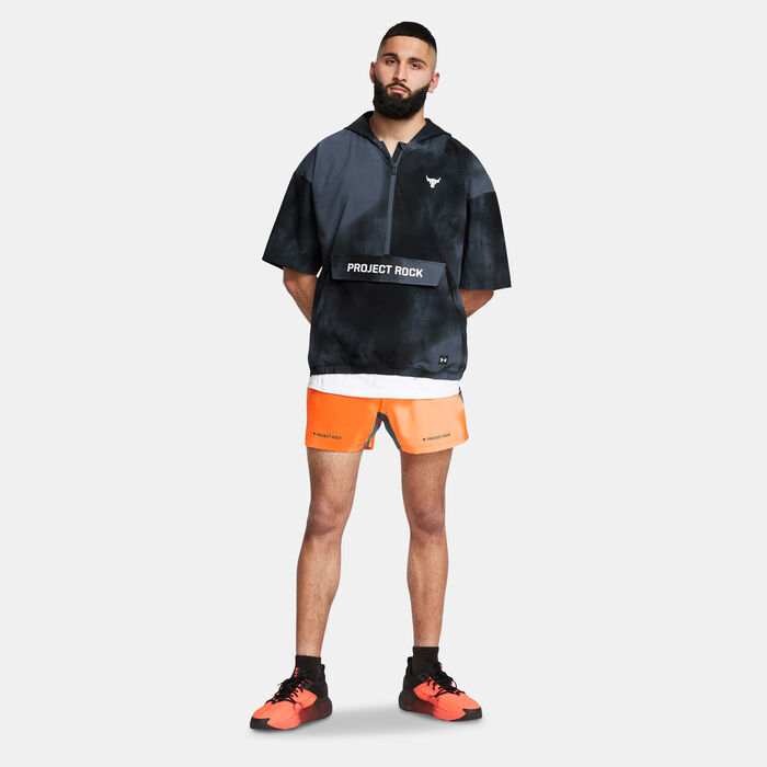 Under Armour Men's Project Rock Warm-Up 1/2-Zip Jacket Grey Under Armour Men's Project Rock Warm-Up 1/2-Zip Jacket Grey image number 2