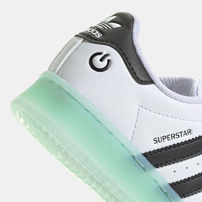 adidas Originals Kids' Superstar LED Lights Shoes White adidas Originals Kids' Superstar LED Lights Shoes White image number 4
