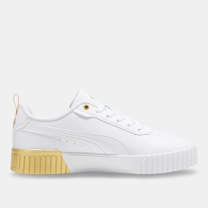 PUMA Women's Carina 2.0 Metallic Dream Shoes White image number 2