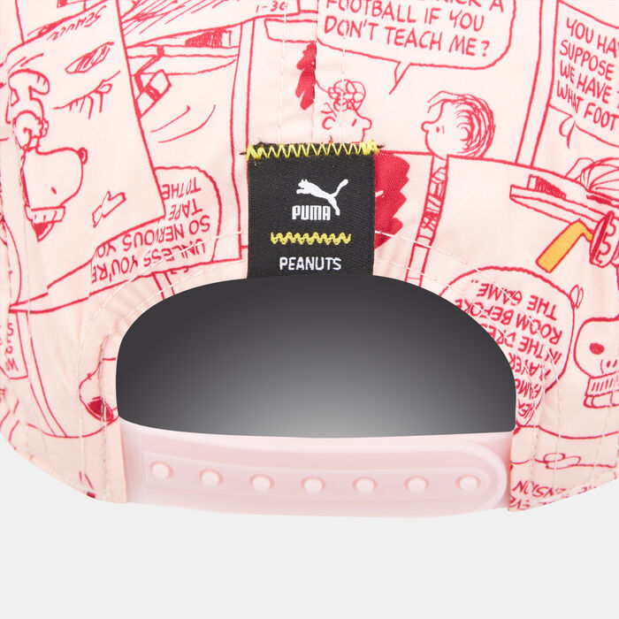 PUMA Kids' x Peanuts 5 Panel Cap Pink PUMA Kids' x Peanuts 5 Panel Cap Pink image number 1
