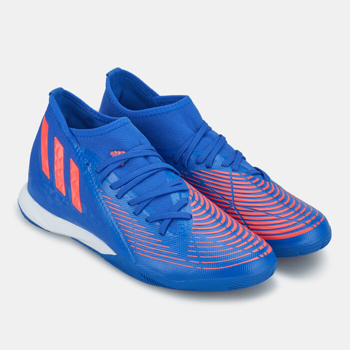 adidas Men's Predator Edge.3 Indoor Football Shoe Blue adidas Men's Predator Edge.3 Indoor Football Shoe Blue image number 2