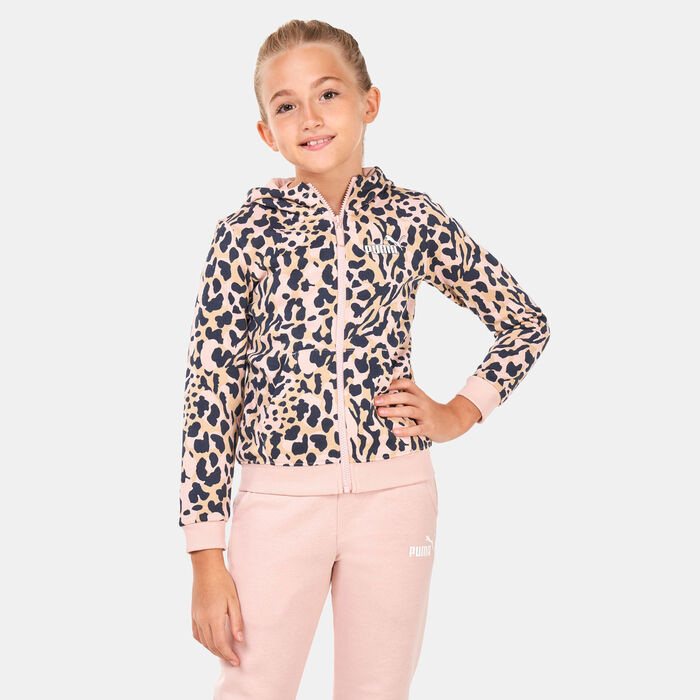 PUMA Kids' Alpha Printed Full-Zip Hoodie (Older Kids) Multi PUMA Kids' Alpha Printed Full-Zip Hoodie (Older Kids) Multi image number 0