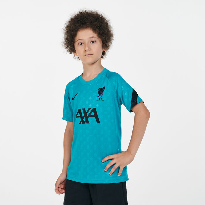 Nike Kids' Liverpool F.C. Dri-FIT T-Shirt Green Nike Kids' Liverpool F.C. Dri-FIT T-Shirt Green image number 0