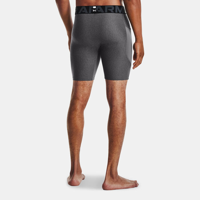 Under Armour Men's HeatGear® Armour Compression Shorts Grey Under Armour Men's HeatGear® Armour Compression Shorts Grey image number 1