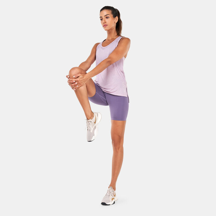 Nike Women's Yoga Tank Top Purple image number 2