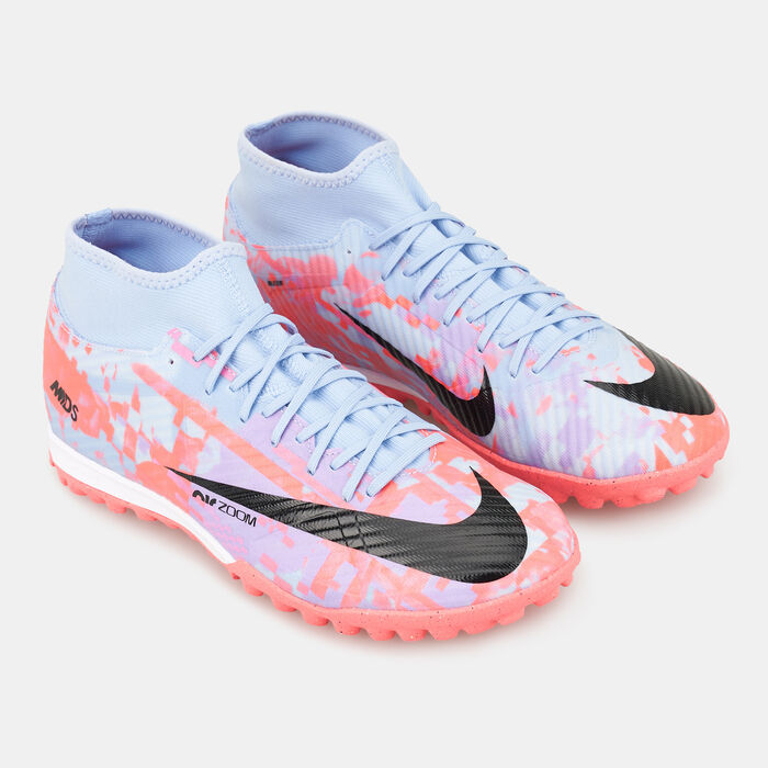 Nike Men's Zoom Mercurial Superfly 9 Academy Turf Football Shoe Purple Nike Men's Zoom Mercurial Superfly 9 Academy Turf Football Shoe Purple image number 2