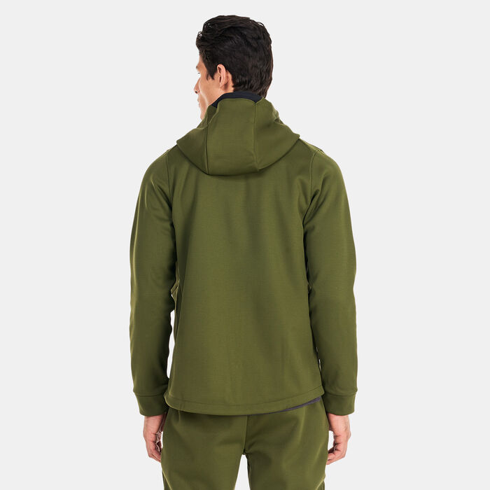 Nike Men's Therma Sphere Therma-FIT Hooded Fitness Jacket Green Nike Men's Therma Sphere Therma-FIT Hooded Fitness Jacket Green image number 1
