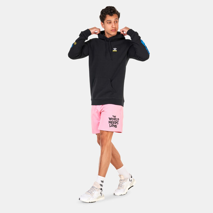 adidas Originals Men's Graphic Fun Hoodie Black image number 2