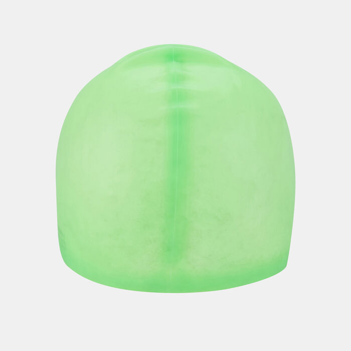 Nike Swim Swim Kids' Solid Silicone Cap (Older Kids) Green image number 1