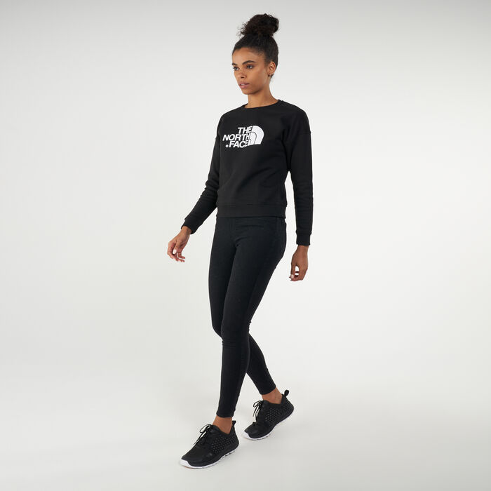 The North Face The NorthfaceDrew Peak Crew Sweatshirt Black The North Face The NorthfaceDrew Peak Crew Sweatshirt Black image number 2