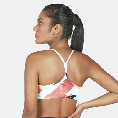 Reebok Women's Skinny Sports Bra Orange