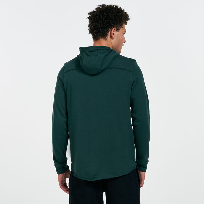 Under Armour Men's Project Rock Terry Snake Hoodie Green image number 1