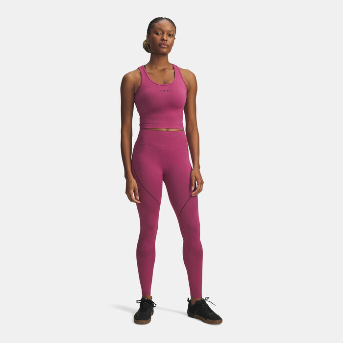 Under Armour Women's Vanish Seamless Training Leggings Pink image number 2
