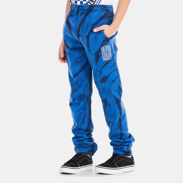 Vans Kids' Tie Dye Fleece Pants (Older Kids) Blue Vans Kids' Tie Dye Fleece Pants (Older Kids) Blue image number 0