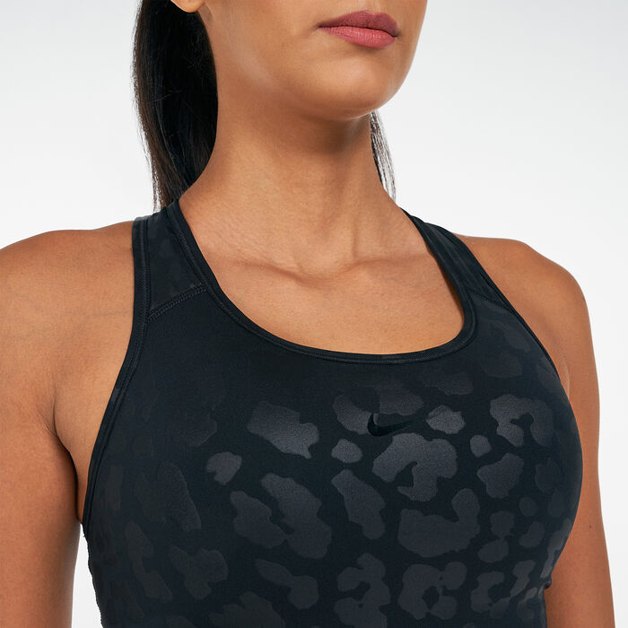 Nike Women's Dri-FIT Swoosh Sports Bra Black Nike Women's Dri-FIT Swoosh Sports Bra Black image number 3