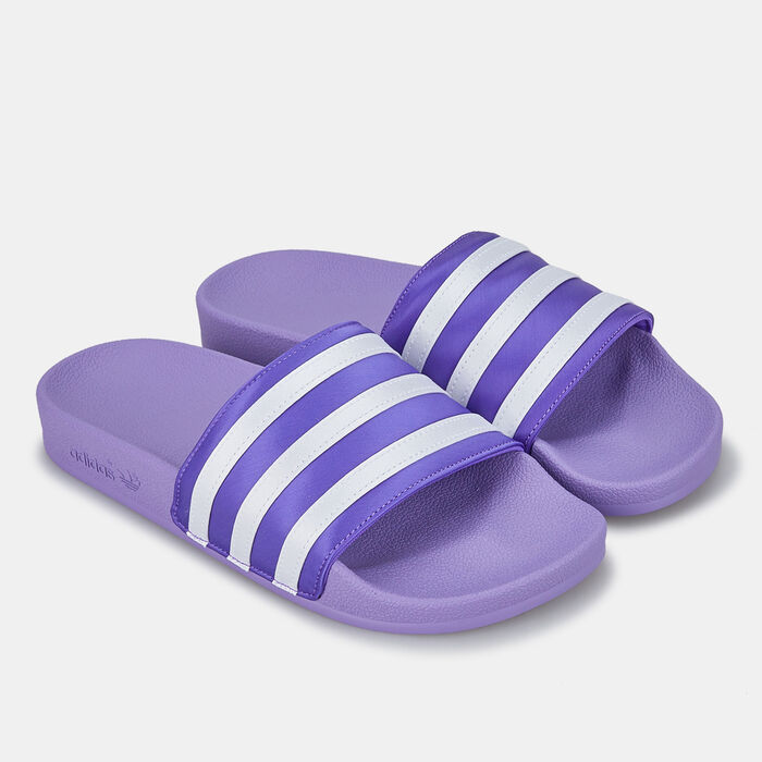 adidas Originals Women's Adilette Slides Purple adidas Originals Women's Adilette Slides Purple image number 0
