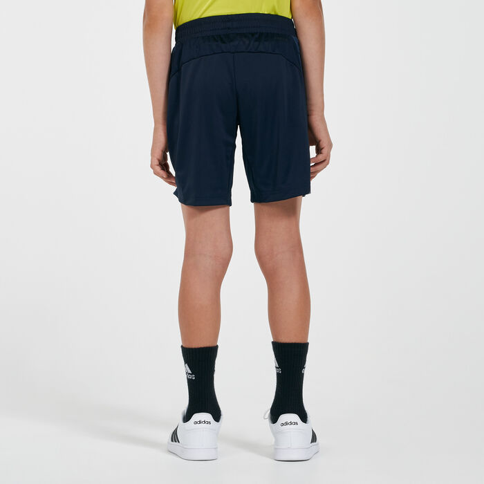adidas Kids' Designed To Move Camouflage Shorts Blue adidas Kids' Designed To Move Camouflage Shorts Blue image number 1