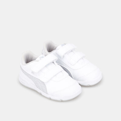 PUMA Kids' Stepfleex 2 SL VE Glitz Shoe (Baby and Toddler) White