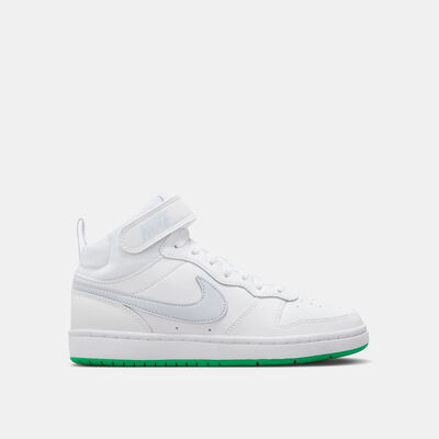 Nike Kids' Court Borough Mid 2 Shoes White Nike Kids' Court Borough Mid 2 Shoes White