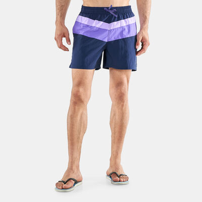 Nike Swim Men's Converge Icon 5-Inch Volley Swimming Shorts Blue Nike Swim Men's Converge Icon 5-Inch Volley Swimming Shorts Blue